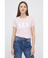 Bluzka Gap t-shirt bawełniany kolor różowy