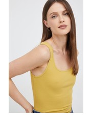 Bluzka top damski kolor żółty - Answear.com Gap