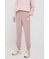 Spodnie Gap spodnie dresowe damskie kolor różowy gładkie