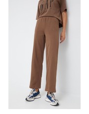 Spodnie spodnie dresowe damskie kolor brązowy gładkie - Answear.com Gap