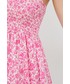 Sukienka Gap sukienka bawełniana kolor różowy mini rozkloszowana