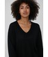 Sweter Gap sweter lniany damski kolor czarny lekki