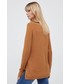 Sweter Gap sweter damski kolor brązowy lekki