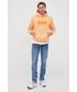 Bluza męska Gap bluza męska kolor pomarańczowy z kapturem z nadrukiem