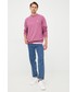 Bluza męska Gap bluza męska kolor fioletowy z nadrukiem