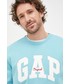 Bluza męska Gap bluza męska  z aplikacją