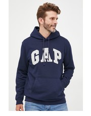 Bluza męska bluza męska kolor granatowy z kapturem z aplikacją - Answear.com Gap