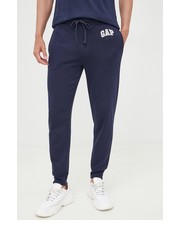 Spodnie męskie spodnie dresowe męskie kolor granatowy gładkie - Answear.com Gap