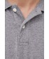T-shirt - koszulka męska Gap polo bawełniane kolor szary gładki