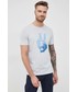T-shirt - koszulka męska Gap t-shirt bawełniany kolor szary z nadrukiem