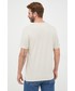 T-shirt - koszulka męska Gap t-shirt bawełniany kolor beżowy z nadrukiem