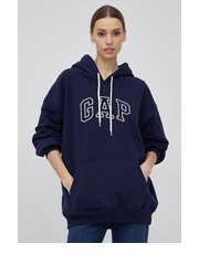 Bluza bluza damska kolor granatowy z kapturem z aplikacją - Answear.com Gap