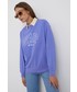 Bluza Gap bluza damska kolor fioletowy z nadrukiem