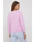 Bluza Gap bluza damska kolor fioletowy z nadrukiem