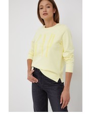 Bluza bluza damska kolor żółty z nadrukiem - Answear.com Gap