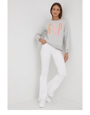 Bluza bluza damska kolor szary melanżowa - Answear.com Gap