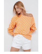 Bluza bluza damska kolor pomarańczowy wzorzysta - Answear.com Gap