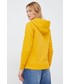 Bluza Gap bluza damska kolor żółty z kapturem z aplikacją