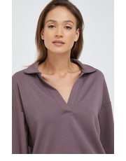 Bluza bluza damska kolor fioletowy gładka - Answear.com Gap