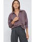 Bluza Gap bluza damska kolor fioletowy gładka
