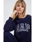 Bluza Gap bluza damska kolor granatowy z aplikacją