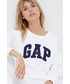 Bluza Gap bluza damska kolor biały z aplikacją