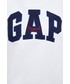 Bluza Gap bluza damska kolor biały z aplikacją