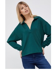 Bluza bluza damska kolor zielony gładka - Answear.com Gap