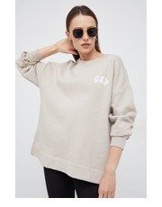 Bluza bluza damska kolor beżowy z nadrukiem - Answear.com Gap