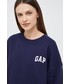 Bluza Gap bluza damska kolor granatowy z nadrukiem