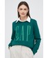 Bluza Gap bluza damska kolor zielony z nadrukiem