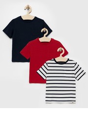 Koszulka t-shirt bawełniany dziecięcy gładki - Answear.com Gap
