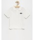 Koszulka Gap polo bawełniane kolor biały gładki