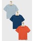 Koszulka Gap t-shirt bawełniany dziecięcy (3-pack) gładki
