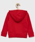 Bluza Gap bluza dziecięca kolor czerwony z kapturem z aplikacją