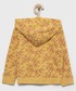 Bluza Gap bluza dziecięca kolor żółty z kapturem z aplikacją