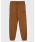 Spodnie Gap Spodnie dziecięce kolor brązowy z nadrukiem