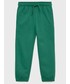 Spodnie Gap spodnie dresowe dziecięce kolor zielony gładkie