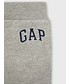 Spodnie Gap spodnie dresowe dziecięce kolor szary gładkie