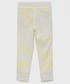 Spodnie Gap spodnie dresowe dziecięce kolor żółty wzorzyste
