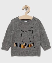 Sweter Sweter z domieszką wełny dziecięcy kolor szary lekki - Answear.com Gap