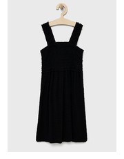 Sukienka dziecięca sukienka dziecięca kolor czarny mini rozkloszowana - Answear.com Gap