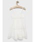 Sukienka dziecięca Gap sukienka dziecięca kolor biały mini rozkloszowana