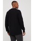 T-shirt - koszulka męska Prosto longsleeve bawełniany MIMIN kolor czarny gładki