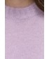 Sweter Bimba Y Lola sweter wełniany damski kolor fioletowy lekki