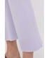 Spodnie Liviana Conti spodnie damskie kolor fioletowy dzwony high waist