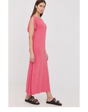 Sukienka sukienka kolor różowy maxi oversize - Answear.com Liviana Conti