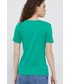 Bluzka United Colors Of Benetton United Colors of Benetton t-shirt bawełniany kolor zielony