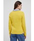 Sweter United Colors Of Benetton United Colors of Benetton sweter wełniany damski kolor żółty lekki