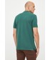 T-shirt - koszulka męska United Colors Of Benetton United Colors of Benetton polo bawełniane kolor zielony gładki